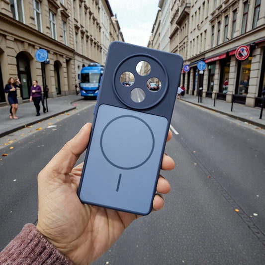 Oppo F27 Pro 5g Premium Magsafe Printed New Candy Color Back Case - Blue