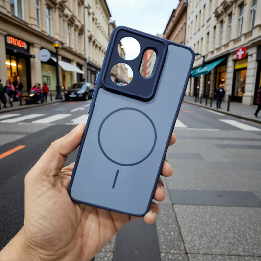 Vivo V60/T4 Pro 5g Premium Magsafe Printed New Candy Color Back Case - Blue