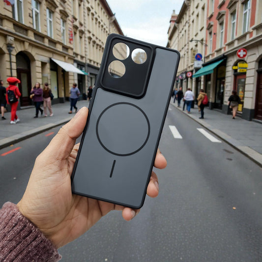 Vivo T2 Pro 5g Premium Magsafe Printed New Candy Color Back Case - Black