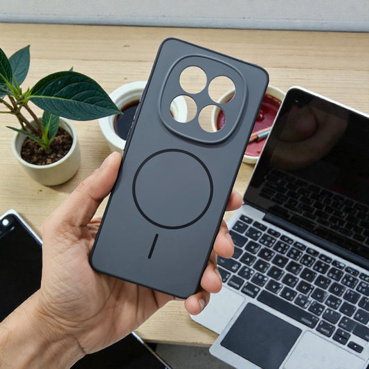 Redmi Note 15 5g Premium Magsafe Printed Candy Color Back Case - Grey