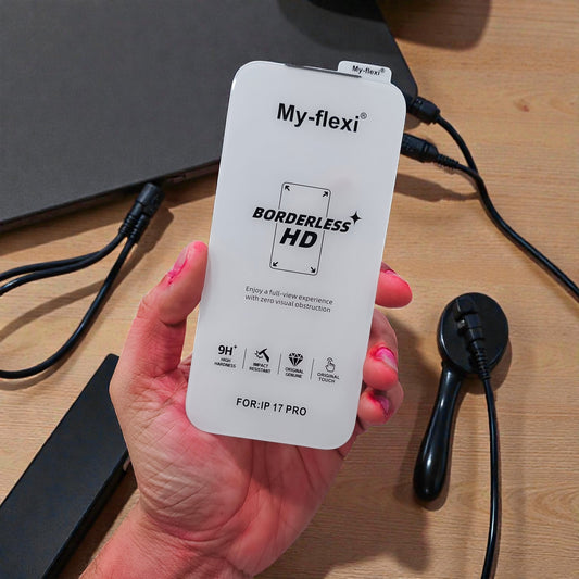 Apple iPhone 17 Pro Border-Less Dust Proof Gorilla Crystal Clear Tempered Glass