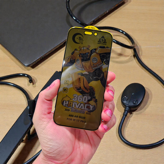 Apple iPhone 17 Pro 5g Anti-Spy 360 Privacy Tempered Glass