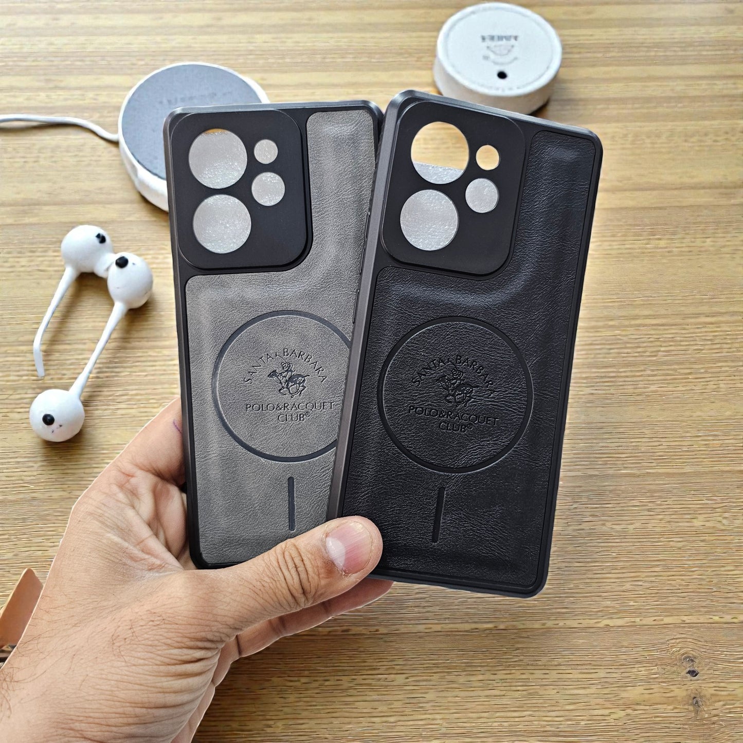 (Pack of 2)Realme P4  Power 5g Soft Polo MagSafe Design Slim Back Case - Combo 1