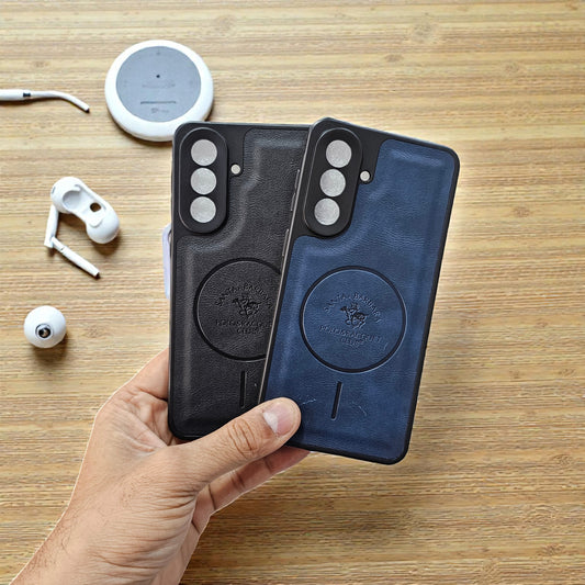 (Pack of 2)Samsung A57 5g Soft Polo MagSafe Design Slim Back Case - Combo 2