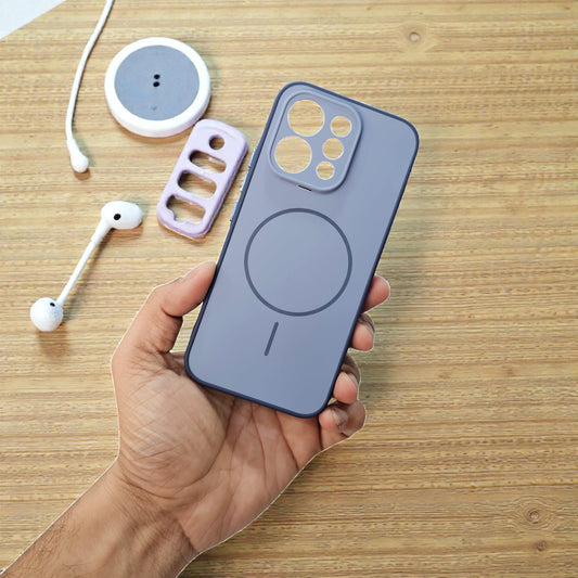 Vivo V70/V70 Elite 5g Premium Magsafe Printed Candy Color Back Case - Blue