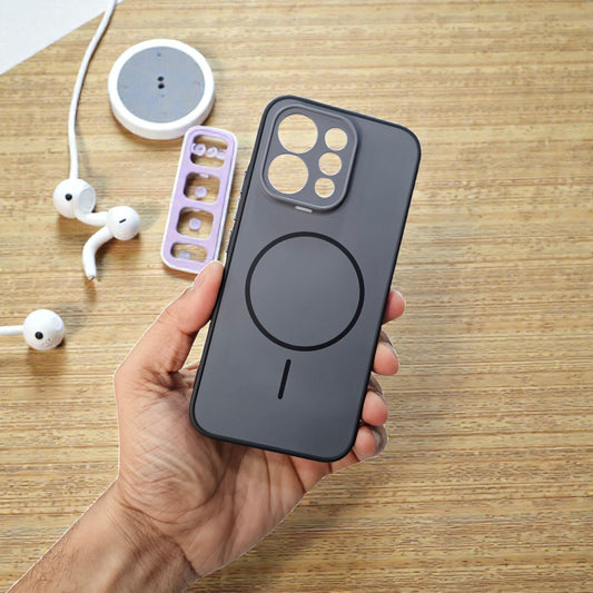 Vivo V70/V70 Elite 5g Premium Magsafe Printed Candy Color Back Case - Grey