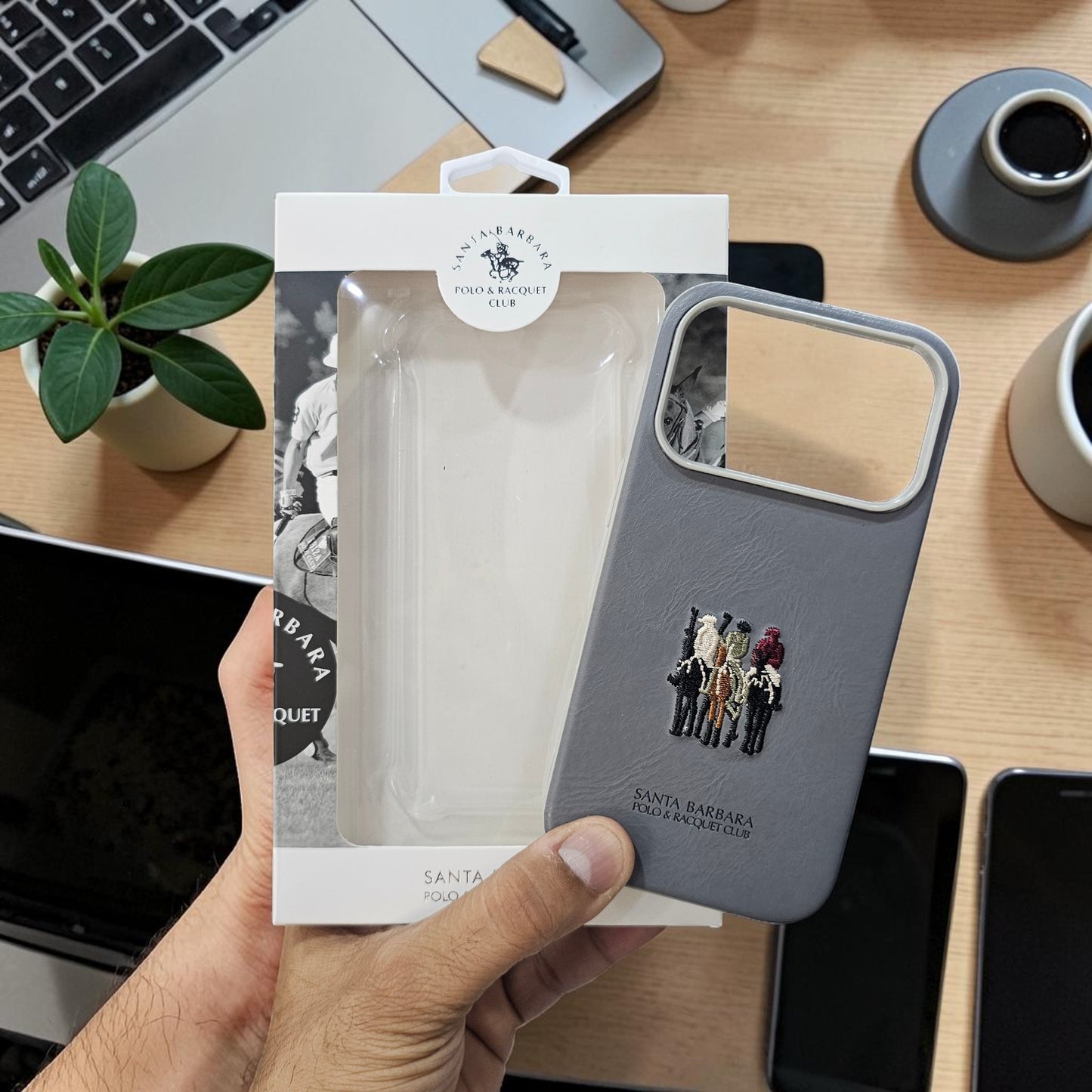 Apple iPhone 17 Pro Max Premium Us Polo Santa Barbara Justin Seris - Grey
