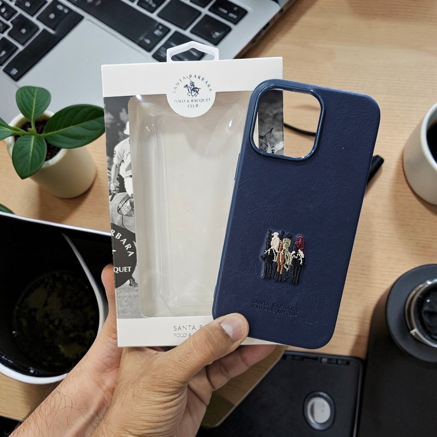 Apple iPhone 16 Pro Max Premium Us Polo Santa Barbara Justin Seris - Blue