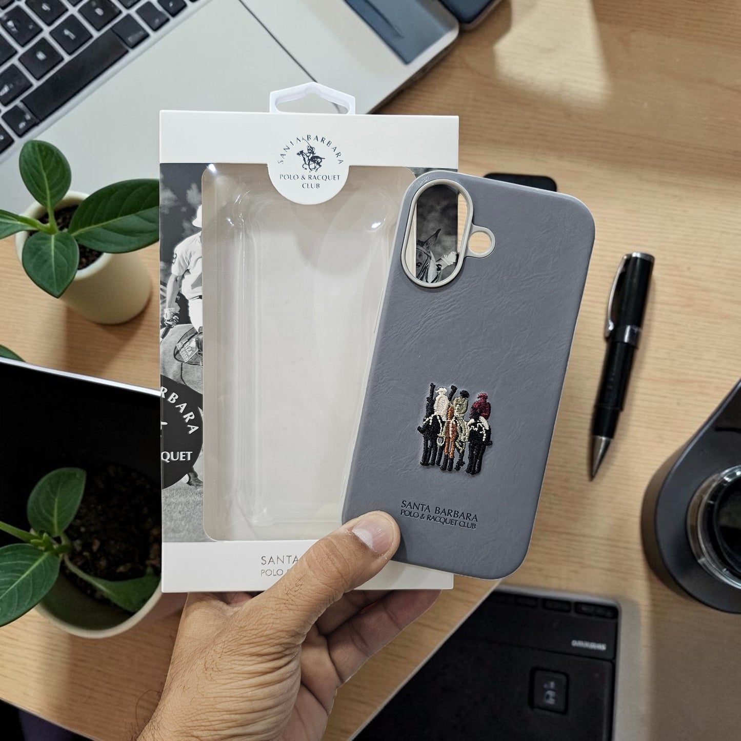 Apple iPhone 16 Premium Us Polo Santa Barbara Justin Seris - Grey