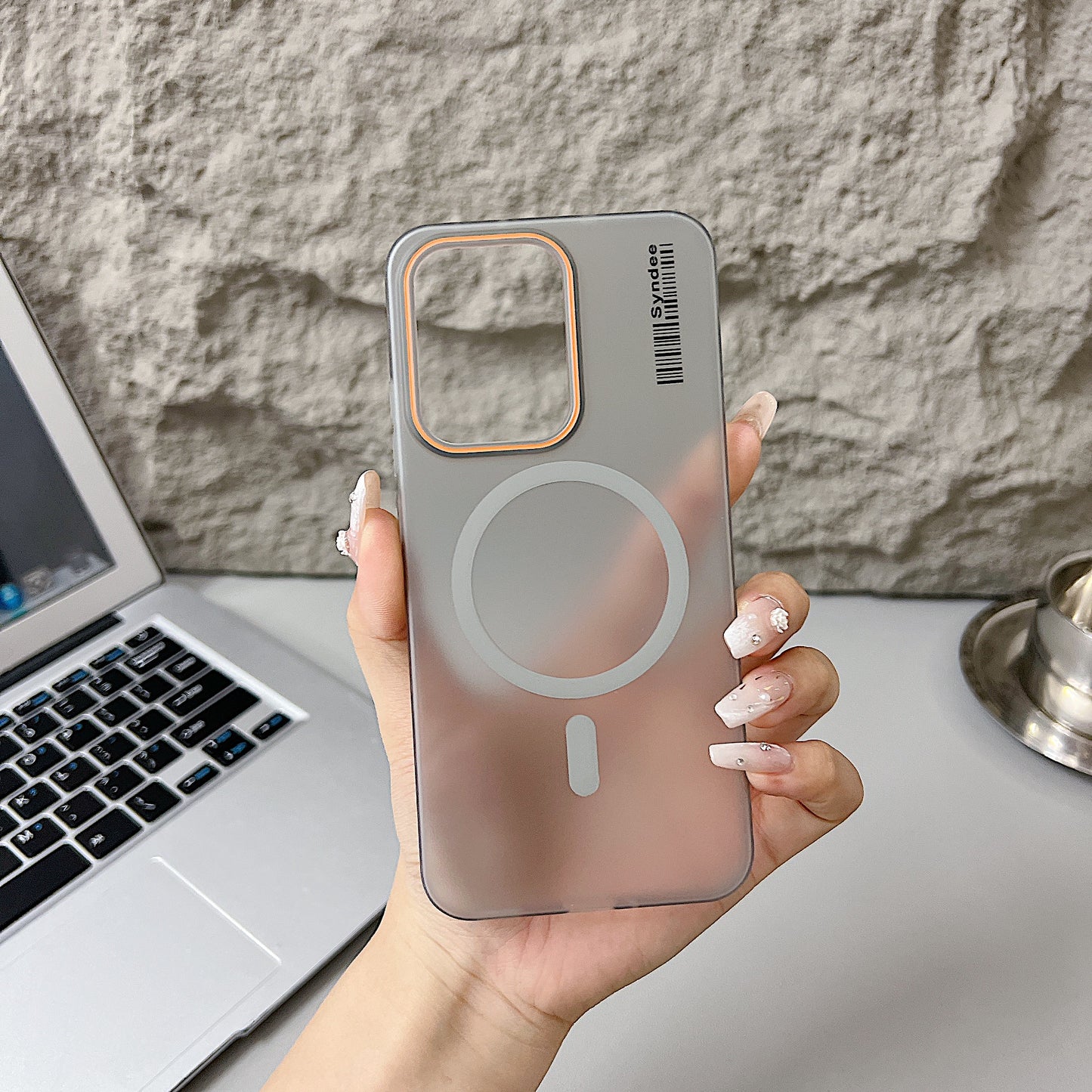 OPPO Reno 14 5G Premium Magnetic Frosted Ultra Slim Back Case - Frosted Grey