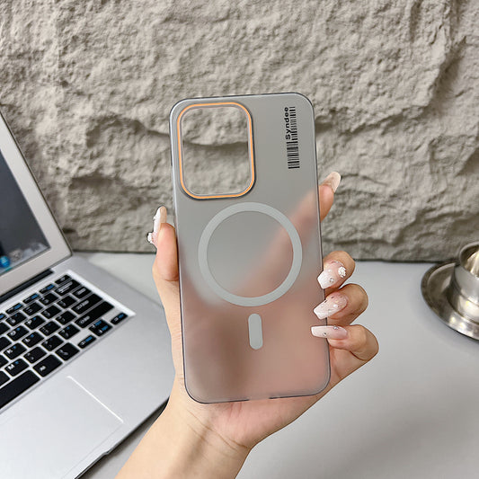OPPO Reno 14 Pro 5G Premium Magnetic Frosted Ultra Slim Back Case - Frosted Grey
