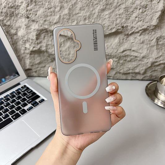 OnePlus Nord CE 3 Lite 5G Premium Magnetic Frosted Ultra Slim Back Case - Grey