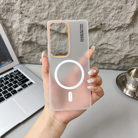 Vivo V30 Pro 5G Premium Magnetic Frosted Ultra Slim Back Case - White