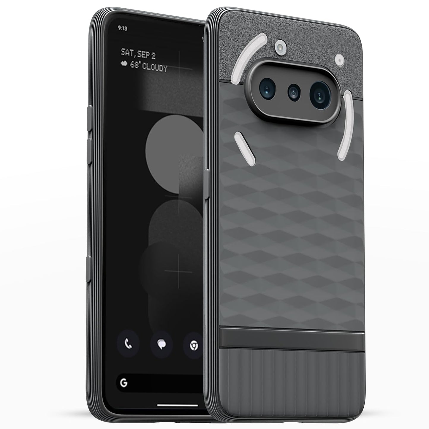 Nothing 3A 5G Soft Silicone Back Case Cover - Hexa Cube 3