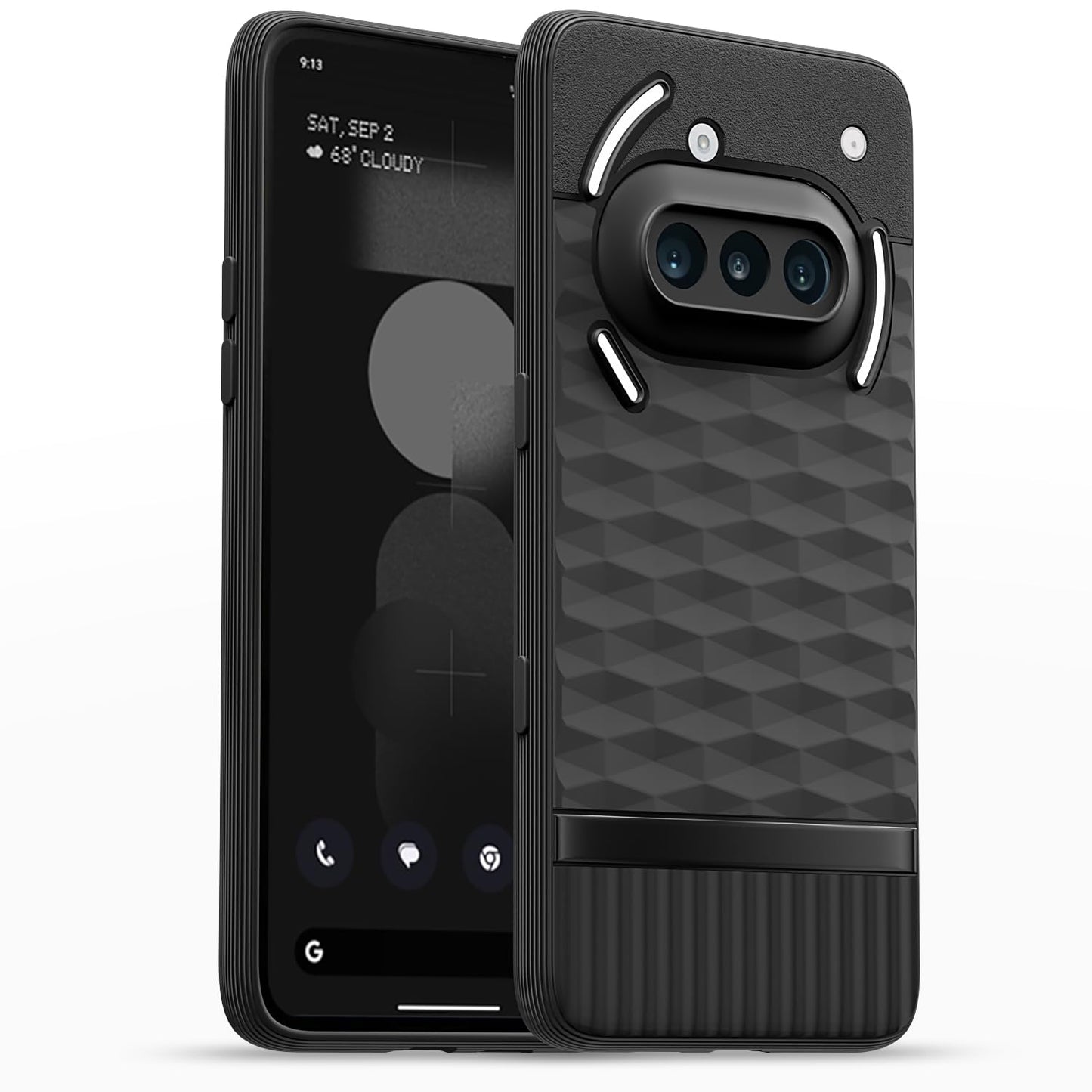 Nothing 3A 5G Soft Silicone Back Case Cover - Hexa Cube 1