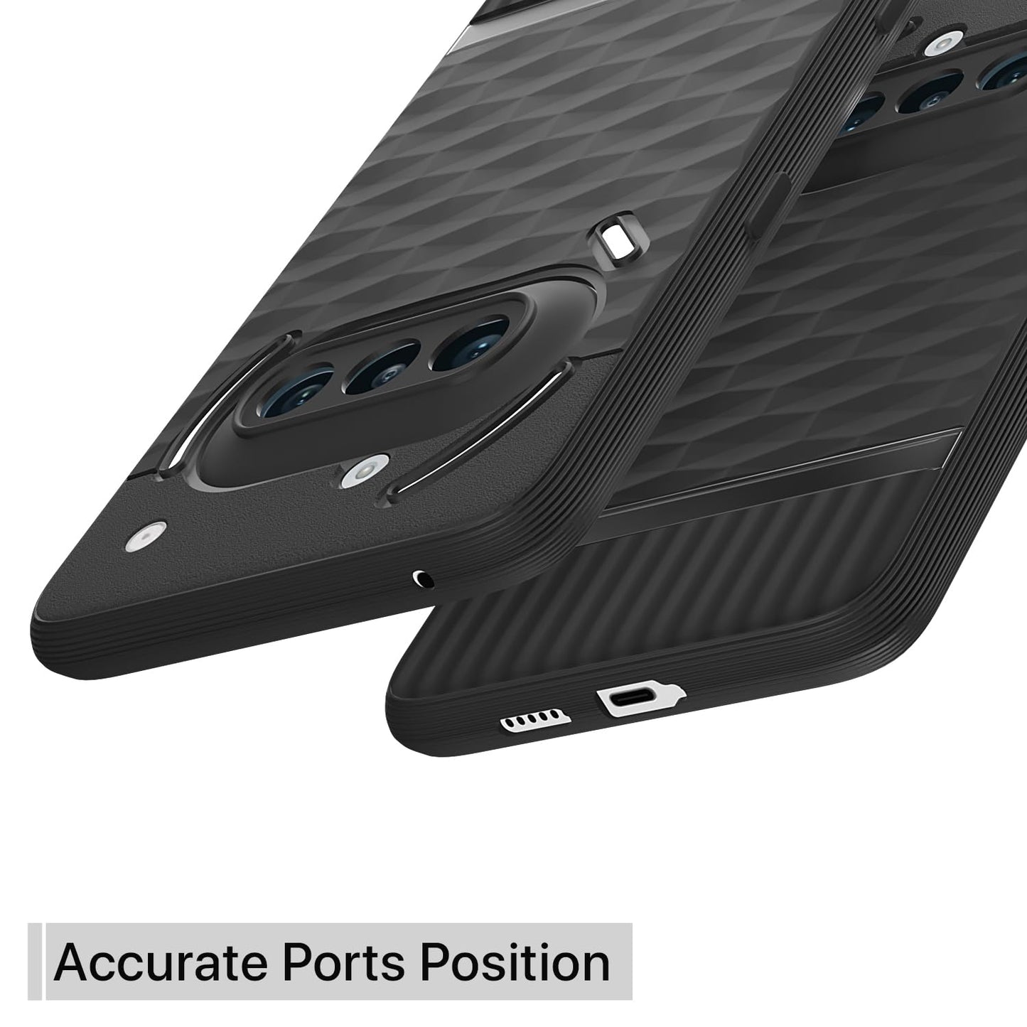 Nothing 3A 5G Soft Silicone Back Case Cover - Hexa Cube 1