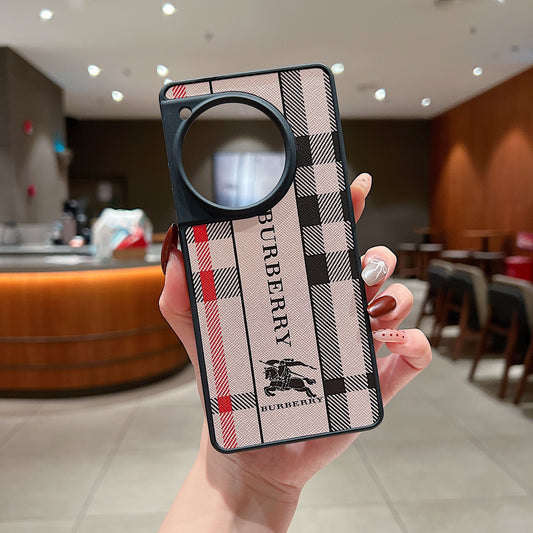 OnePlus 12r 5g Luxury Branded Leather Designer Case - Burberry