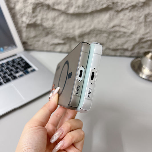 Samsung A15 5G Premium Magnetic Frosted Ultra Slim Back Case - Black