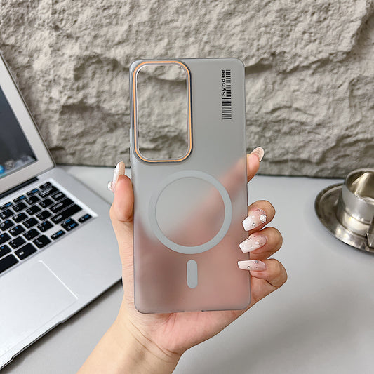 Vivo V30 Pro 5G Premium Magnetic Frosted Ultra Slim Back Case - Grey