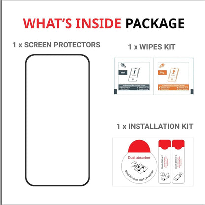 (Pack Of 3)Redmi Note 13 5g Anti-Spy 360 Privacy Tempered Glass
