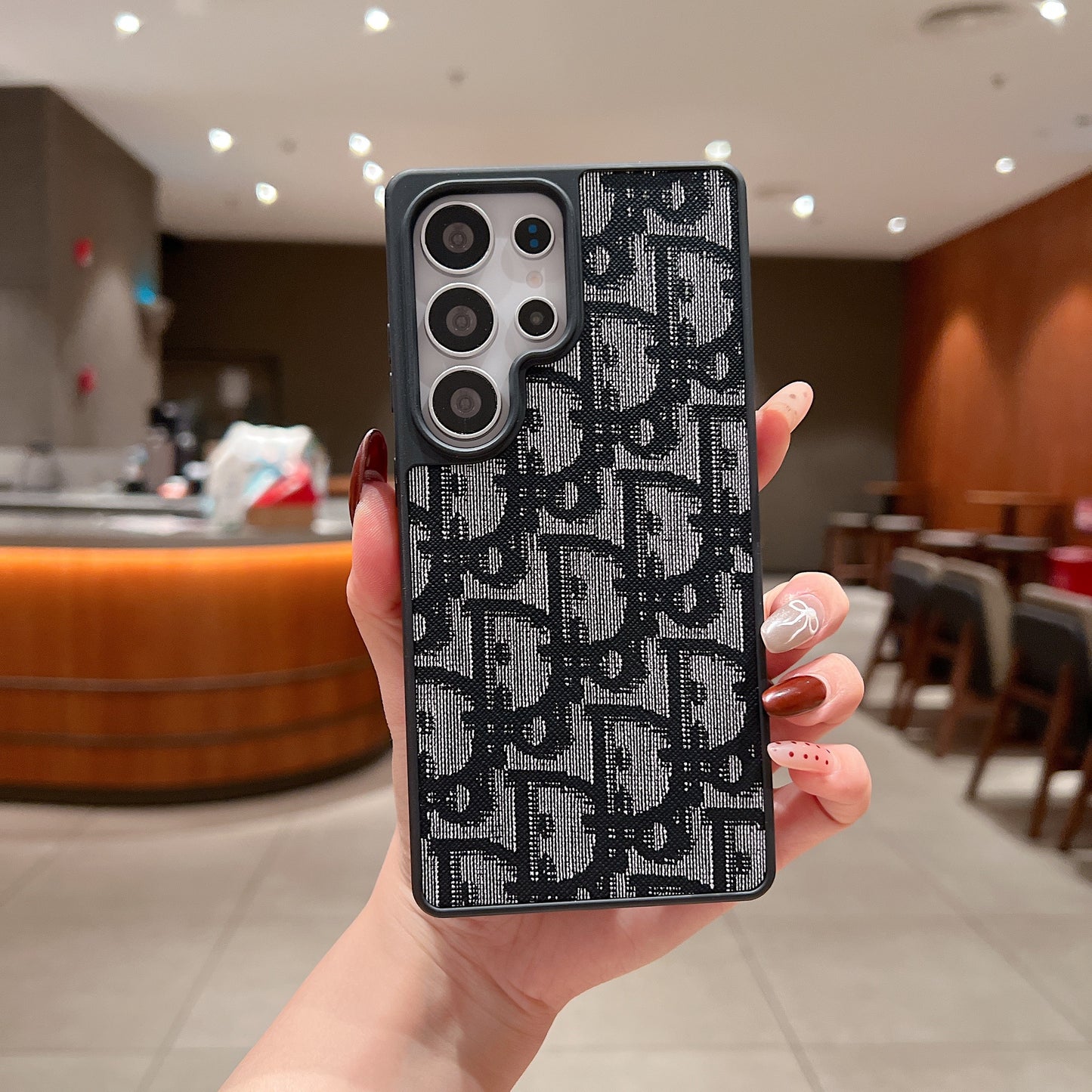 Samsung Ultra Luxury Branded Leather Designer Case - Dior