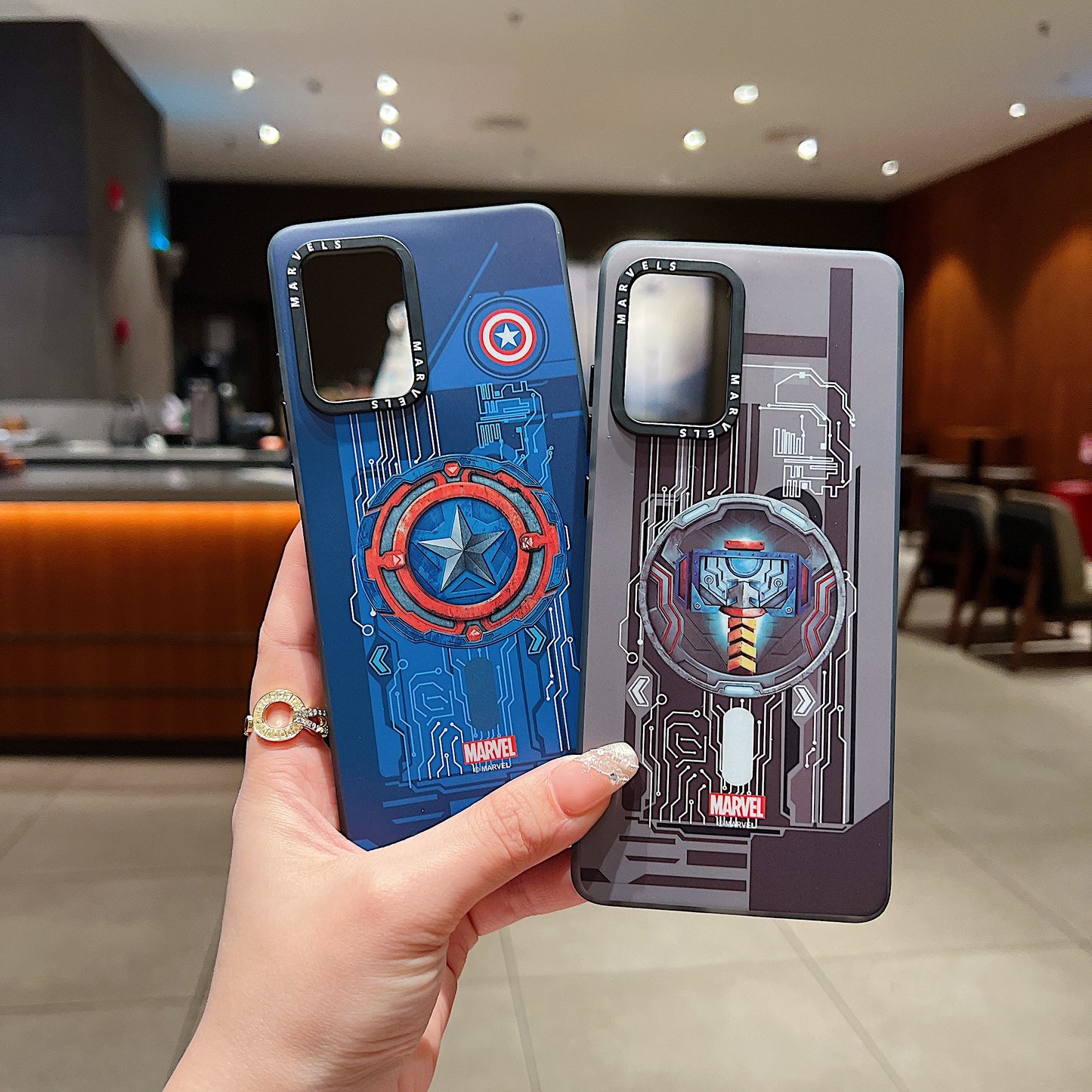 Motorola Moto G85 5G Premium Captain America IMD Printed Back Case -  Captain America