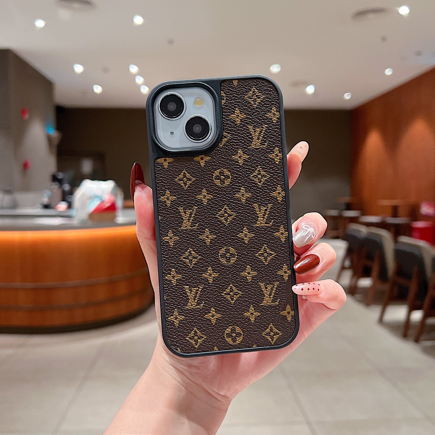 Apple iPhone Luxury Branded Leather Designer Case - Louis Vuitton
