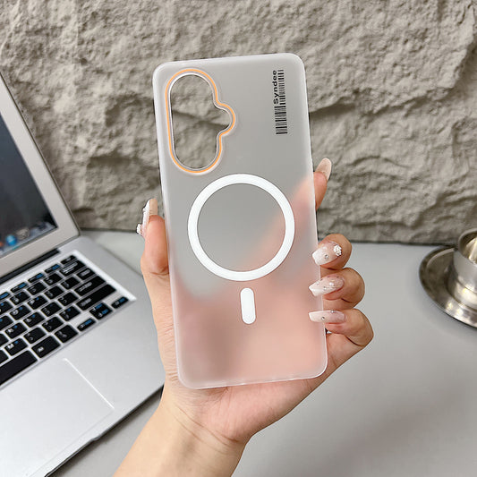 OnePlus Nord CE 3 Lite 5G Premium Magnetic Frosted Ultra Slim Back Case - White