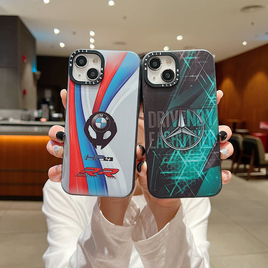 Apple iPhone Premium Mercedes IMD Printed Back Case - Mercedes
