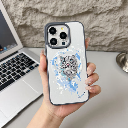 Apple iPhone Pro Series Premium US POLO Assn. Embroidery Leather case with Magsafe - Tiger 2