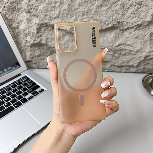 Motorola Moto EDGE 50 Fusion 5G Premium Magnetic Frosted Ultra Slim Back Case - Desert Gold