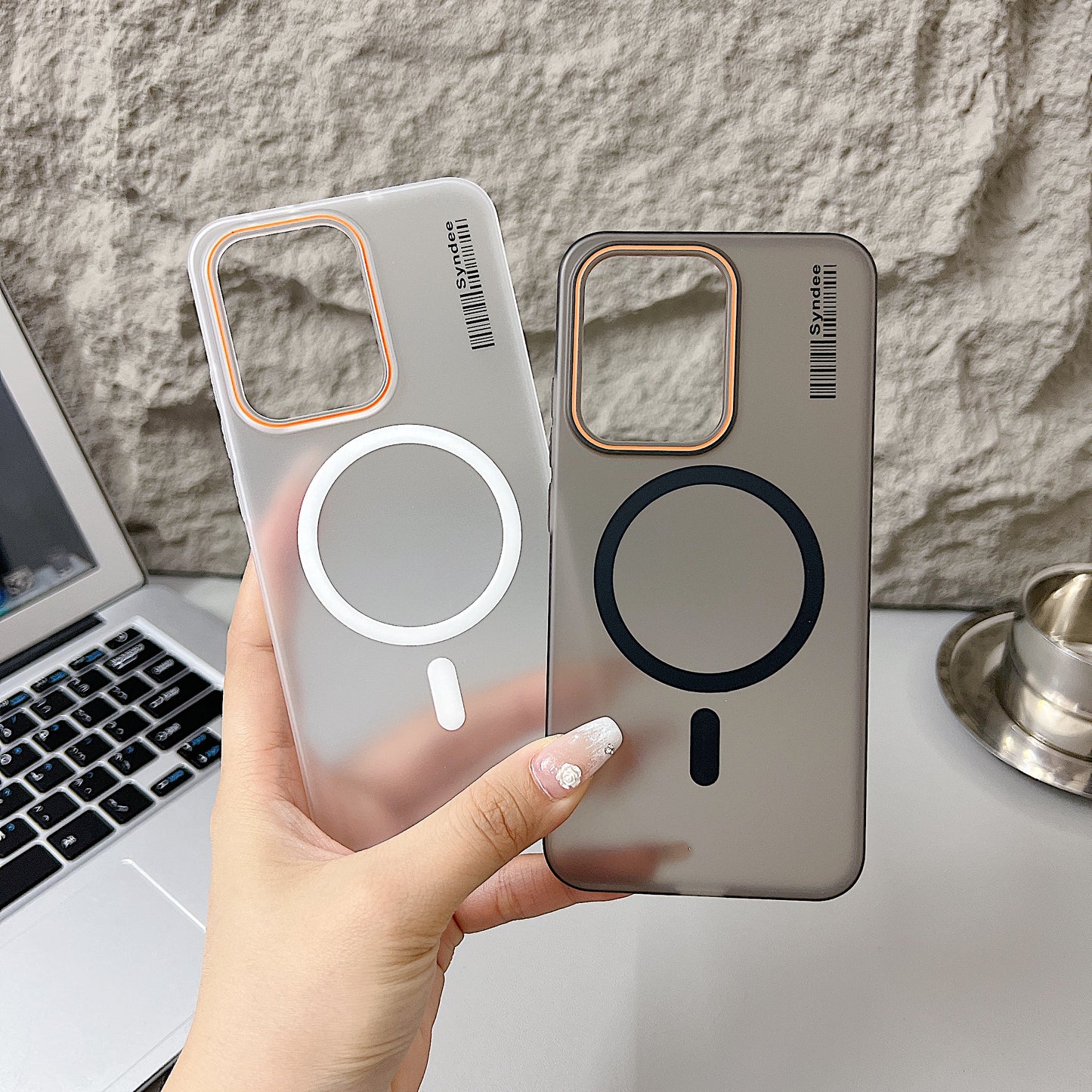 OPPO RENO 14 Pro 5G Premium Magnetic Frosted Ultra Slim Back Case - Frosted White