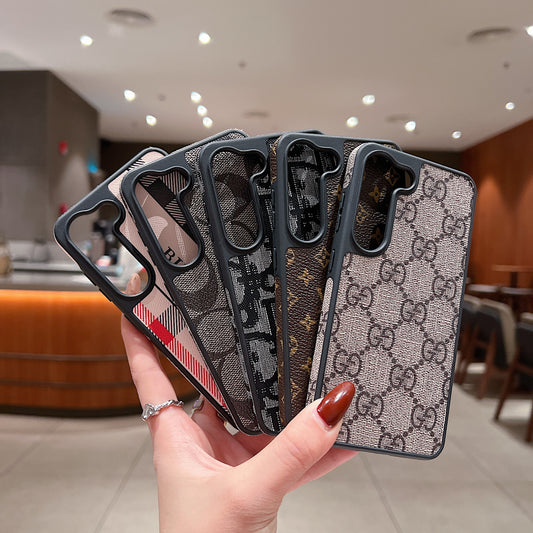 Samsung S23 5g Luxury Branded Leather Designer Case - DIOR
