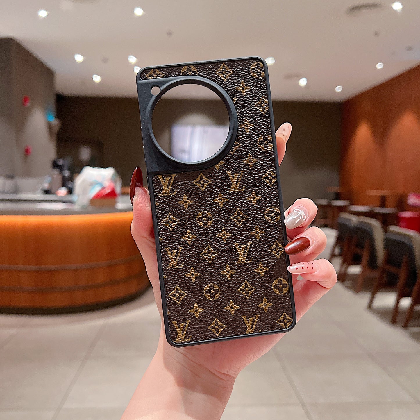OnePlus 12r 5g Luxury Branded Leather Designer Case - Louis Vuitton