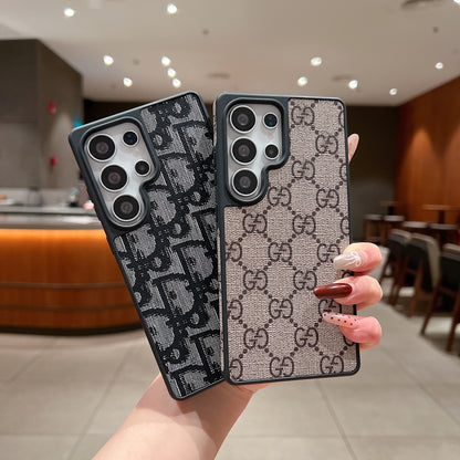 Samsung Ultra Luxury Branded Leather Designer Case - Dior