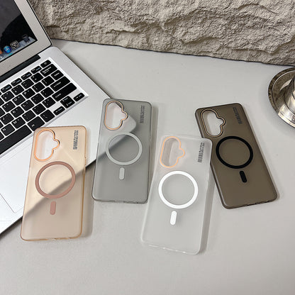 OnePlus Nord CE 3 Lite 5G Premium Magnetic Frosted Ultra Slim Back Case - White