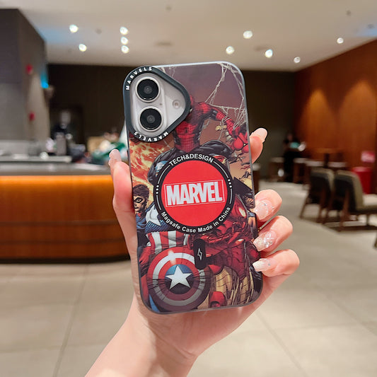 Apple iPhone 16 Series Premium Avengers IMD Printed Back Case - Avengers