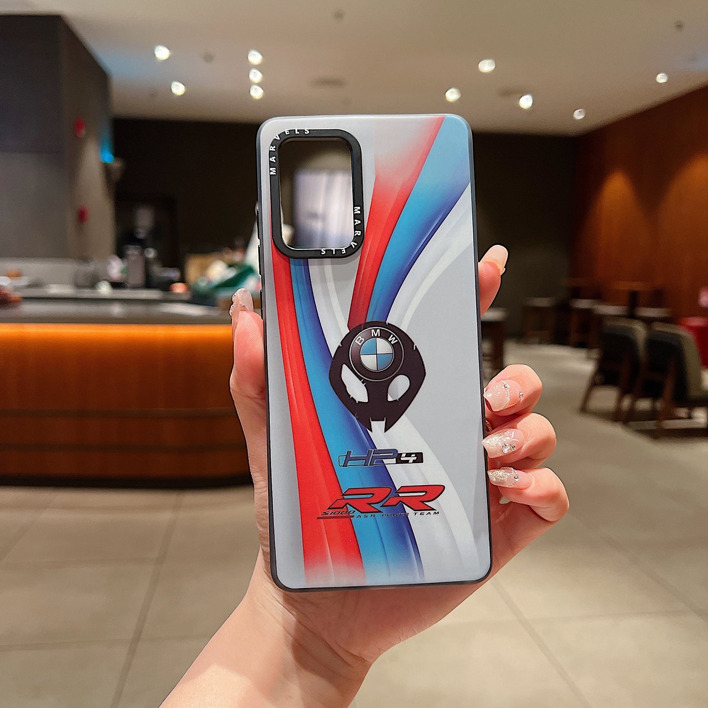 Motorola Moto G85 5G Premium BMW IMD Printed Back Case -BMW