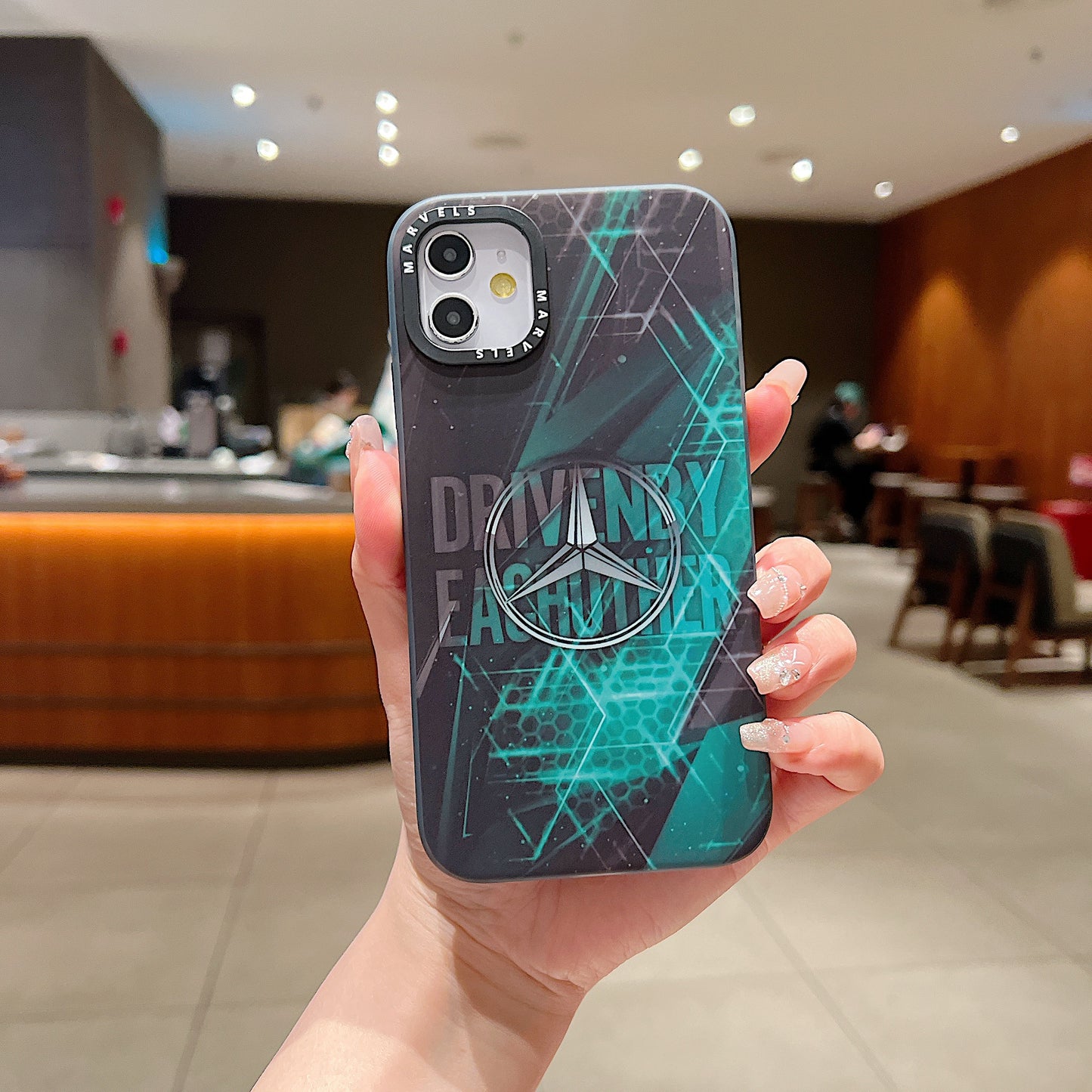 Apple iPhone 11 Premium Mercedes IMD Printed Back Case - Mercedes