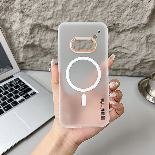 Nothing Phone 2A 5G Premium Magnetic Frosted Ultra Slim Back Case - White
