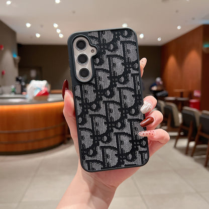 Samsung S23 FE 5g Luxury Branded Leather Designer Case - DIOR