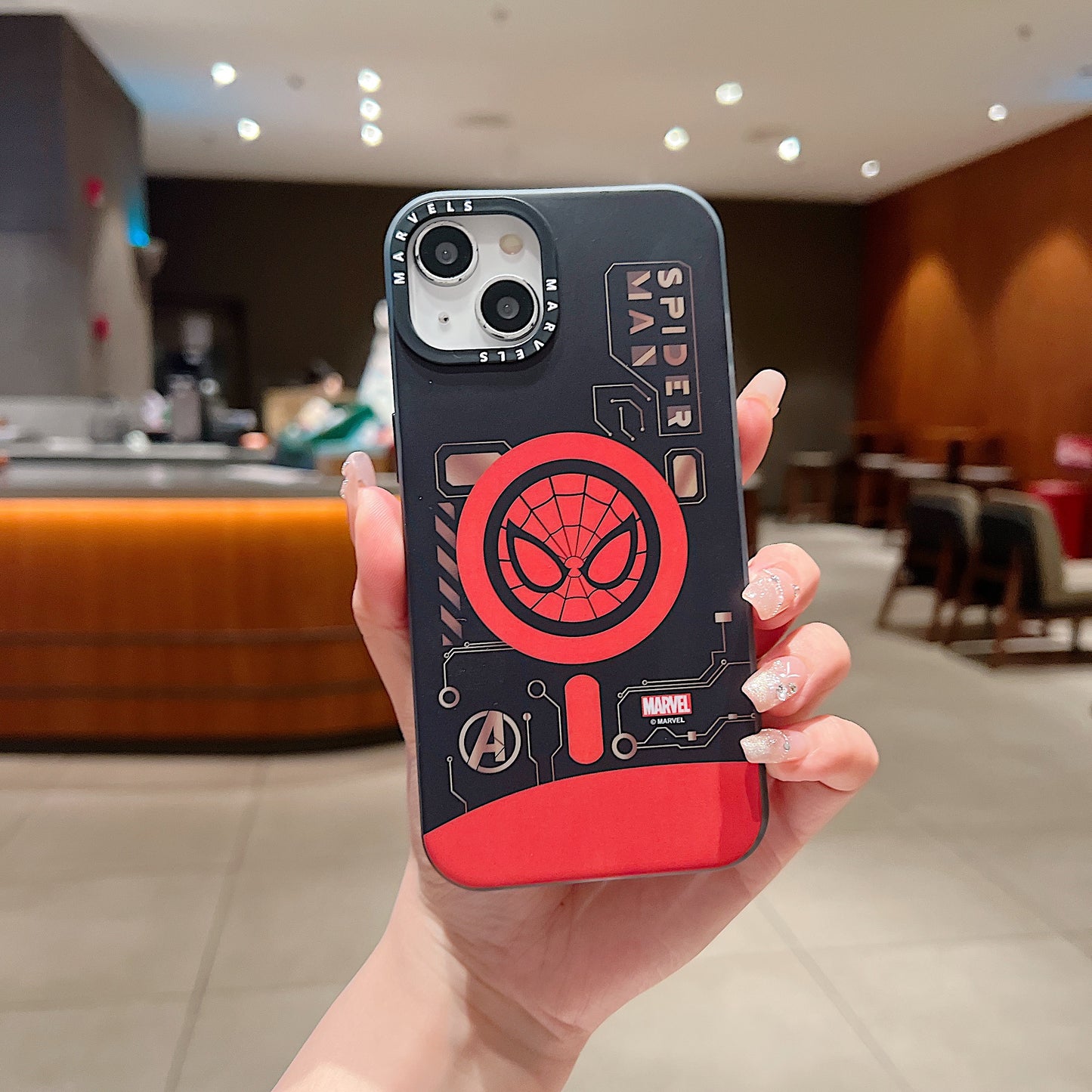 Apple iPhone Premium Spider-Man IMD Printed Back Case - Spider-Man