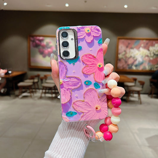 Samsung S23 FE 5G 3D Hot Trending Charms Rhinestone Flowers case - Pattern 3
