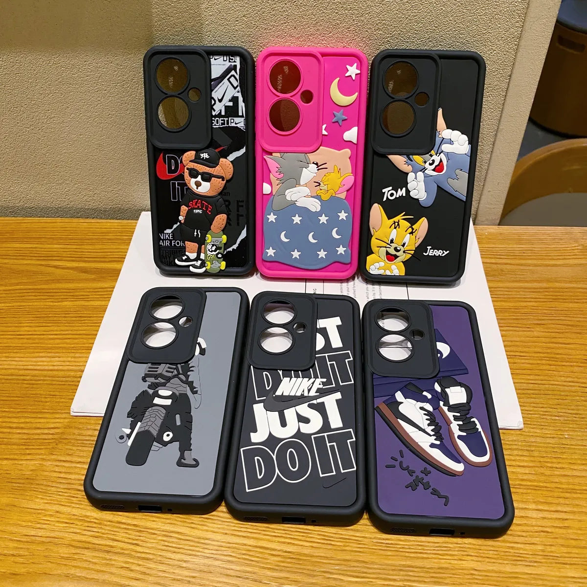 Oppo F25 Pro 5G Tom & Jerry Soft Silicone Cute 3D Cartoon Back Cover Case - Tom & Jerry