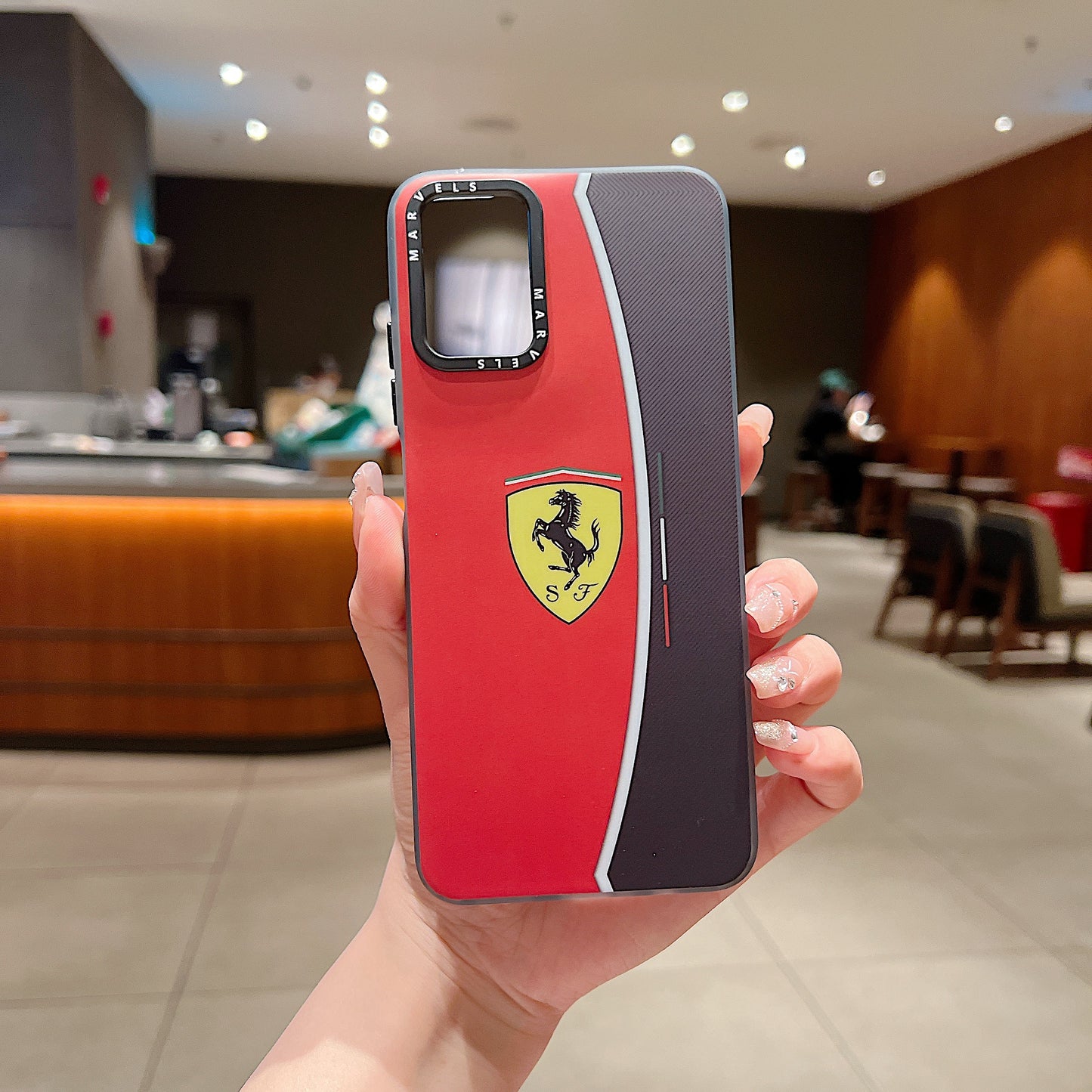 Motorola Moto G34 5G Premium Ferrari IMD Printed Back Case - Ferrari 2