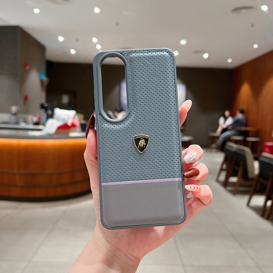 OnePlus Nord CE 4 5g Luxury Branded Car Logo Leather Designer Case - Lamborghini