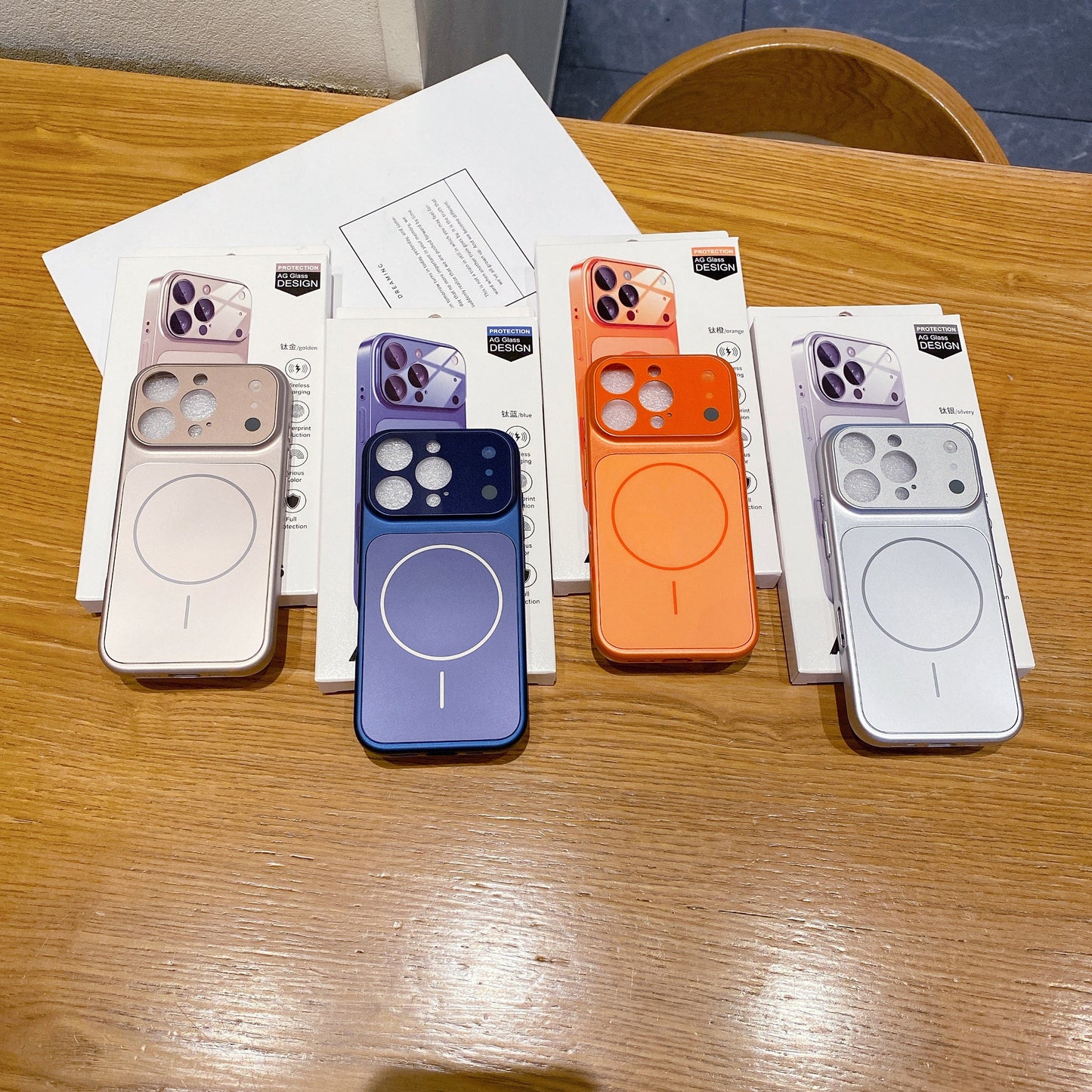 Apple iPhone 14 Pro Max Convertor case Magsafe working - Cosmic Orange