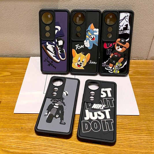 Vivo V40/V40 Pro/T3 Ultra 5g Moto Rider Soft Silicone Cute 3D Cartoon Back Cover Case - Moto Rider
