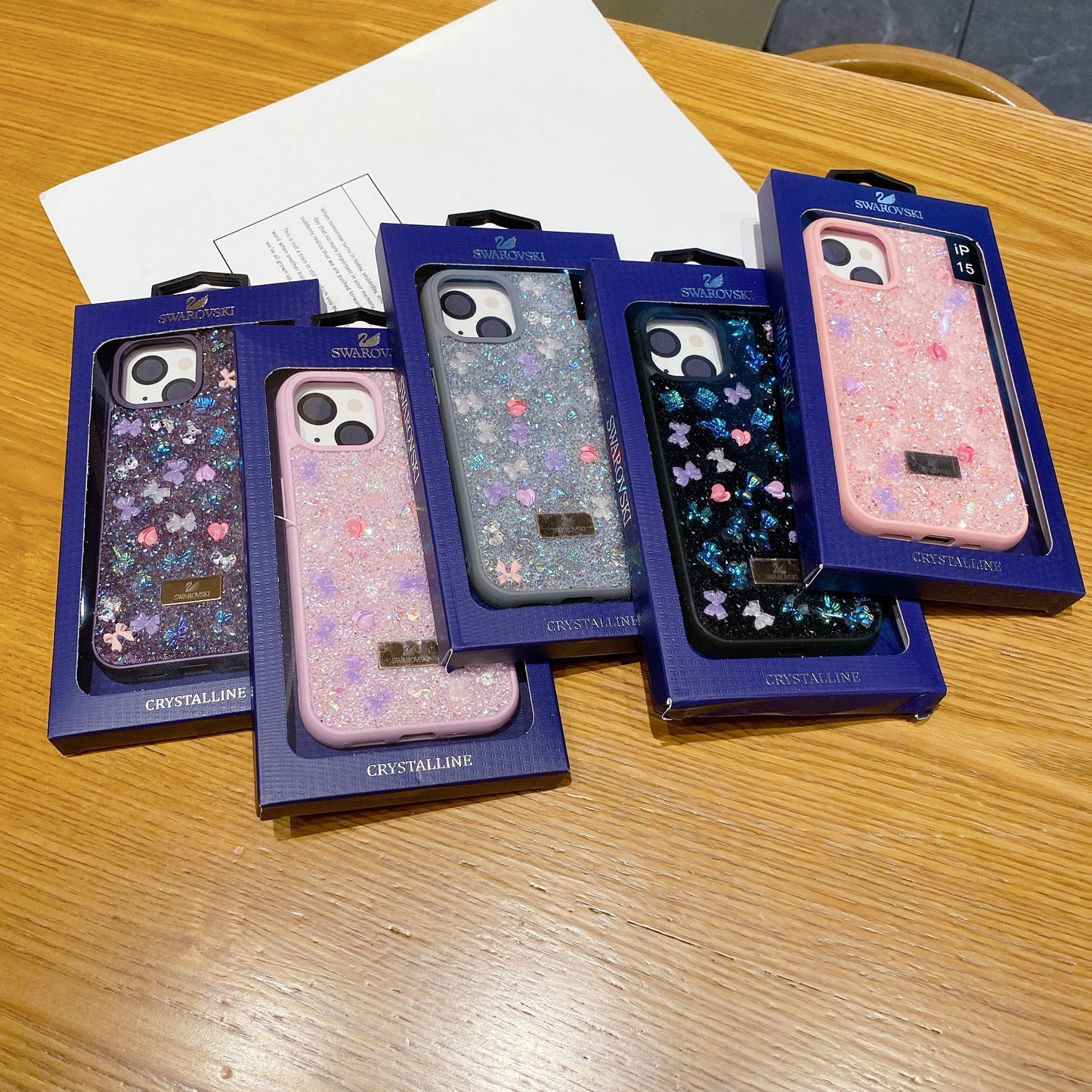 Apple iPhone Swarovski Glitter Rhinestone Shinning Premium cases - Purple
