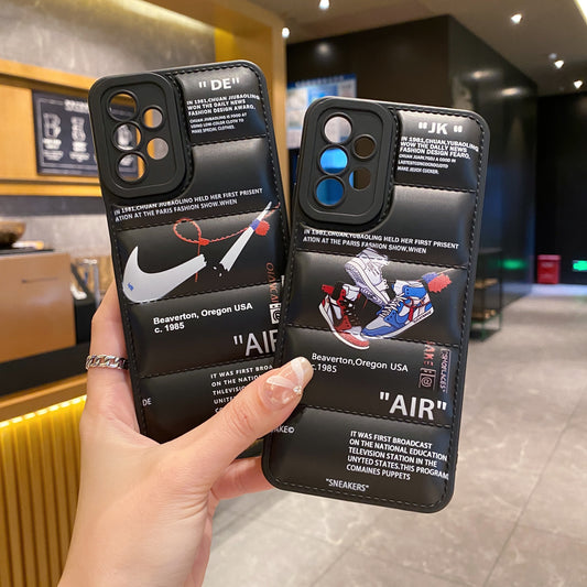 Samsung A52/A52s 5G Matte Soft Puff Jacket case_Pattern 4